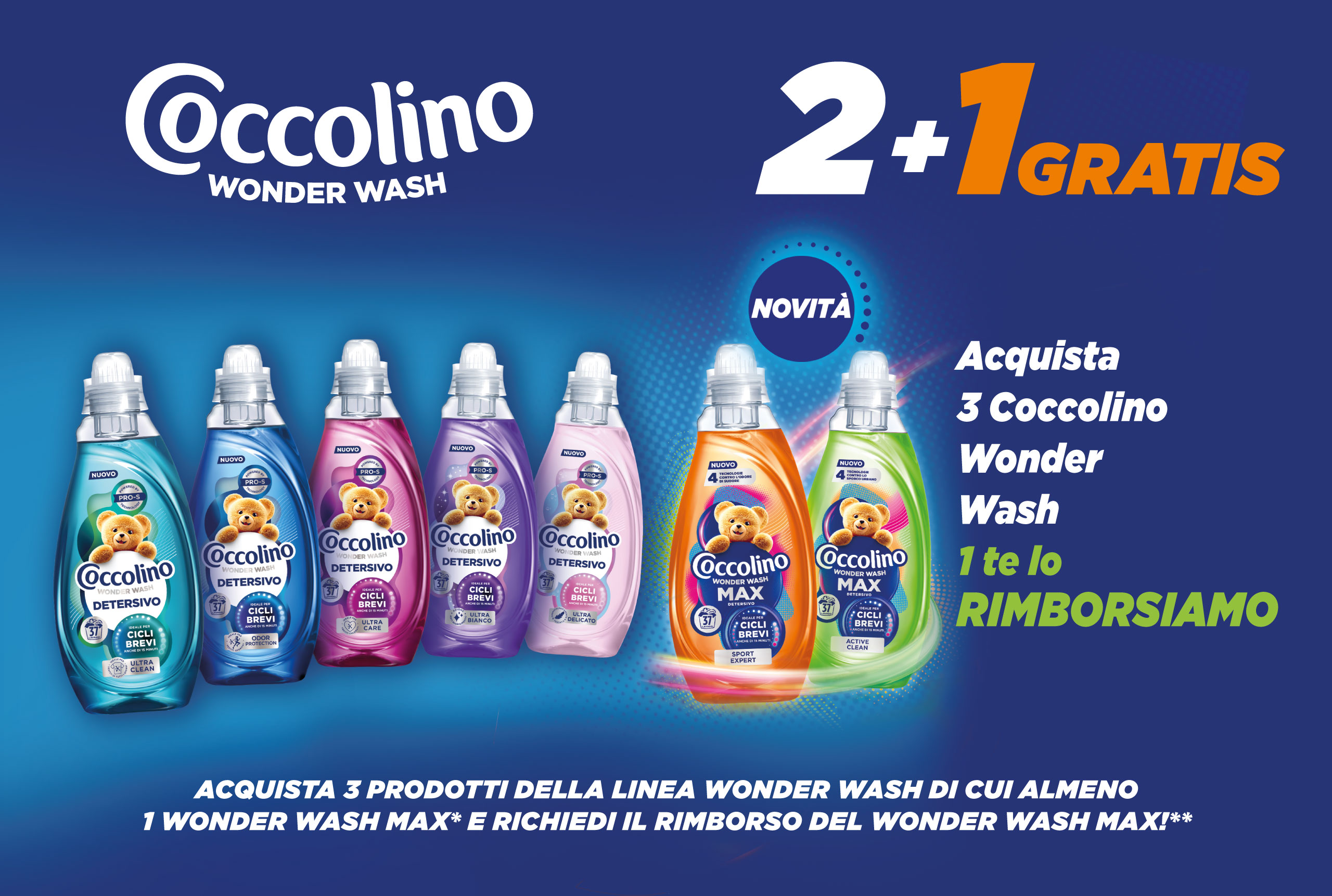 Key visual del Cashback Risparmia con SCJ