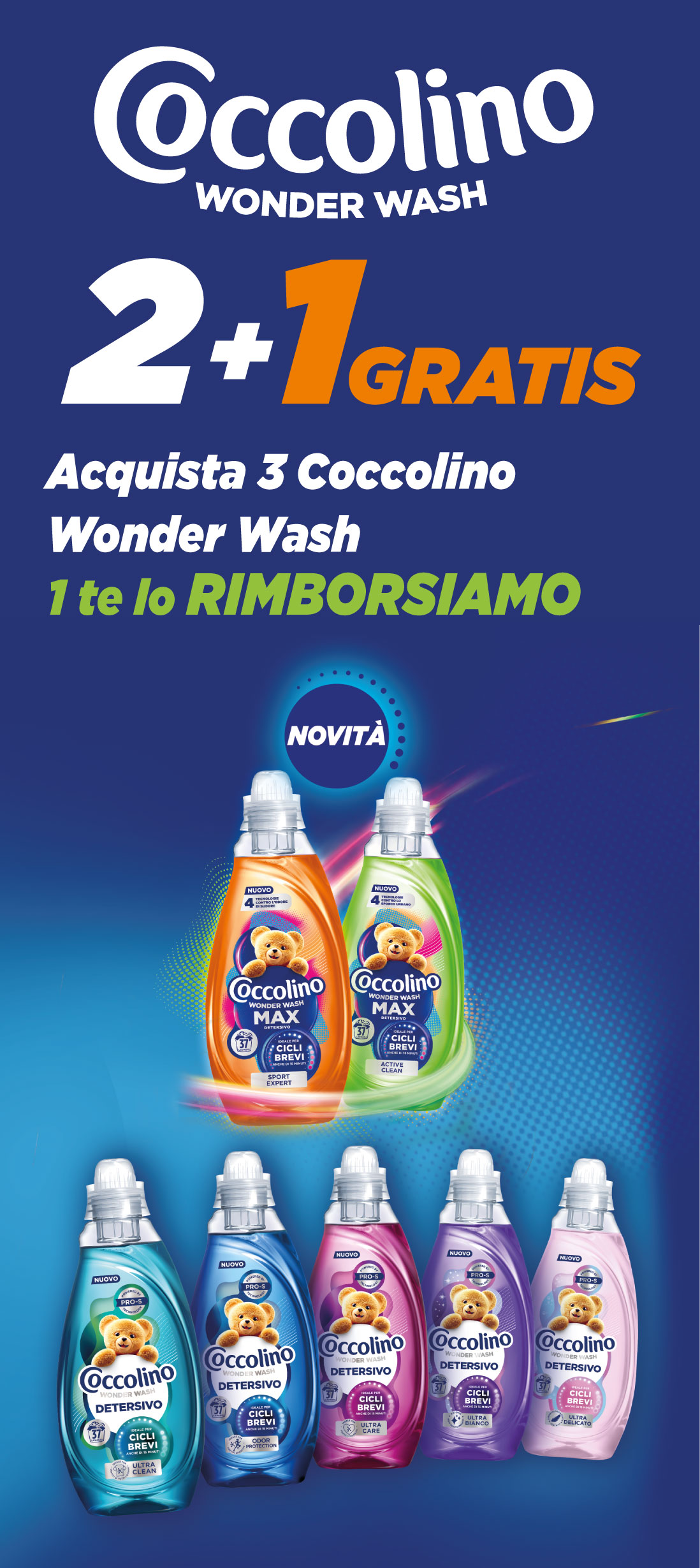 Key visual versione mobile del Cashback Risparmia con SCJ